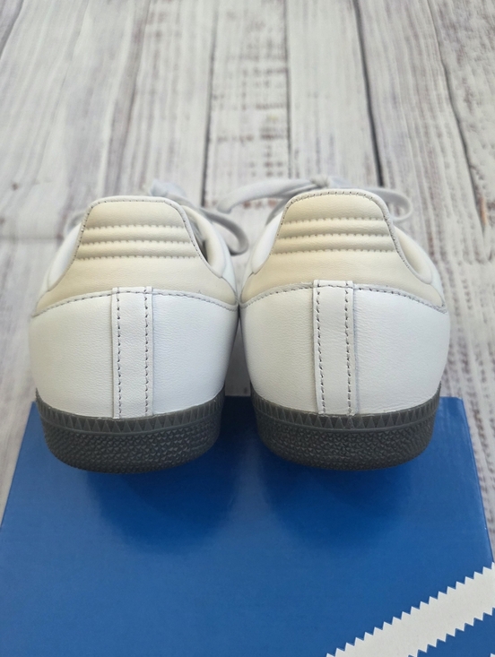 Adidas Samba OG Crystal White Clay Strata Sneakers JR5147 Women's Size 8 EUC - Picture 10 of 11